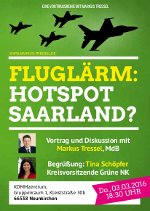 Infoveranstaltung „Fluglärm: Hotspot Saarland?“